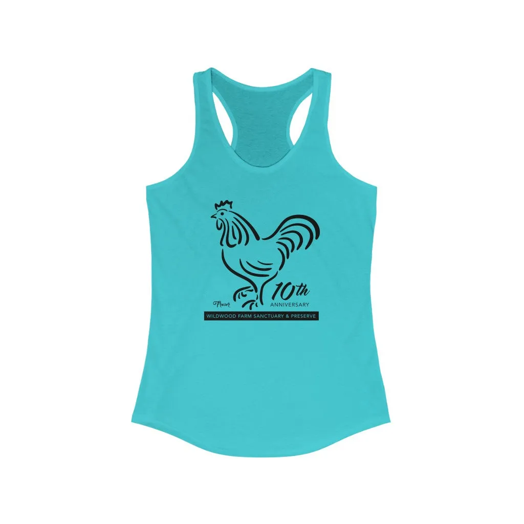 10th Anniversary Fraser Women's Racerback Tank