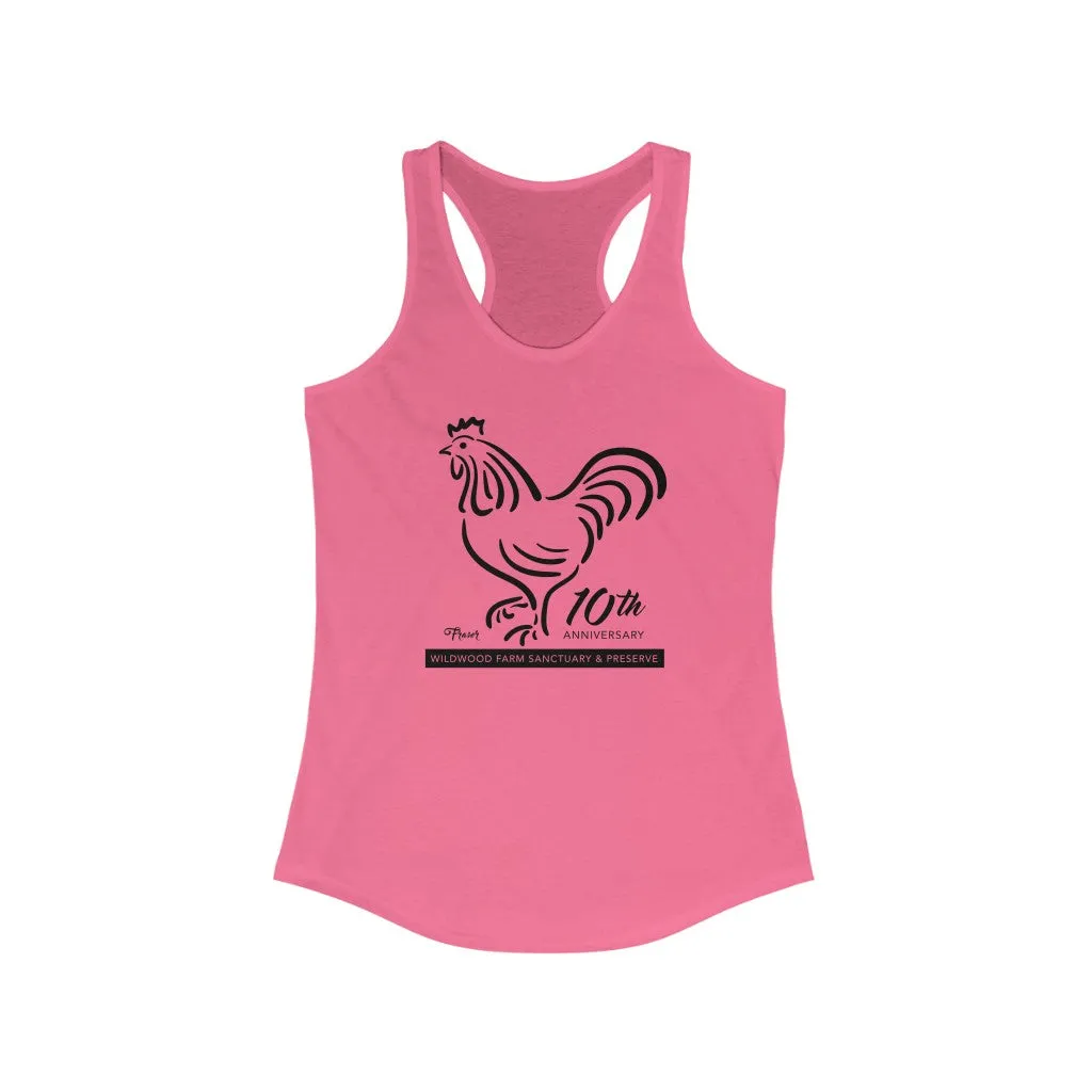 10th Anniversary Fraser Women's Racerback Tank