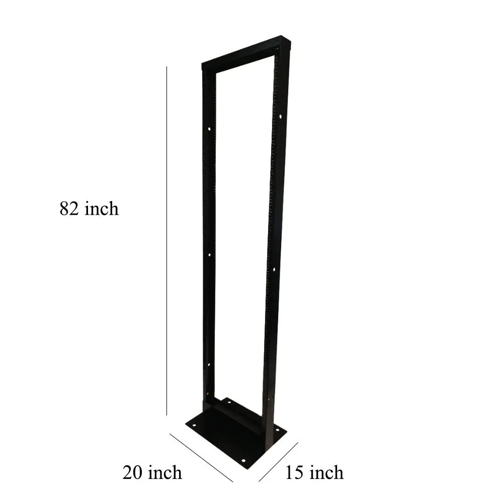 2-Post Relay Rack - 19 inch 44U, 10-32 Tapped Rails