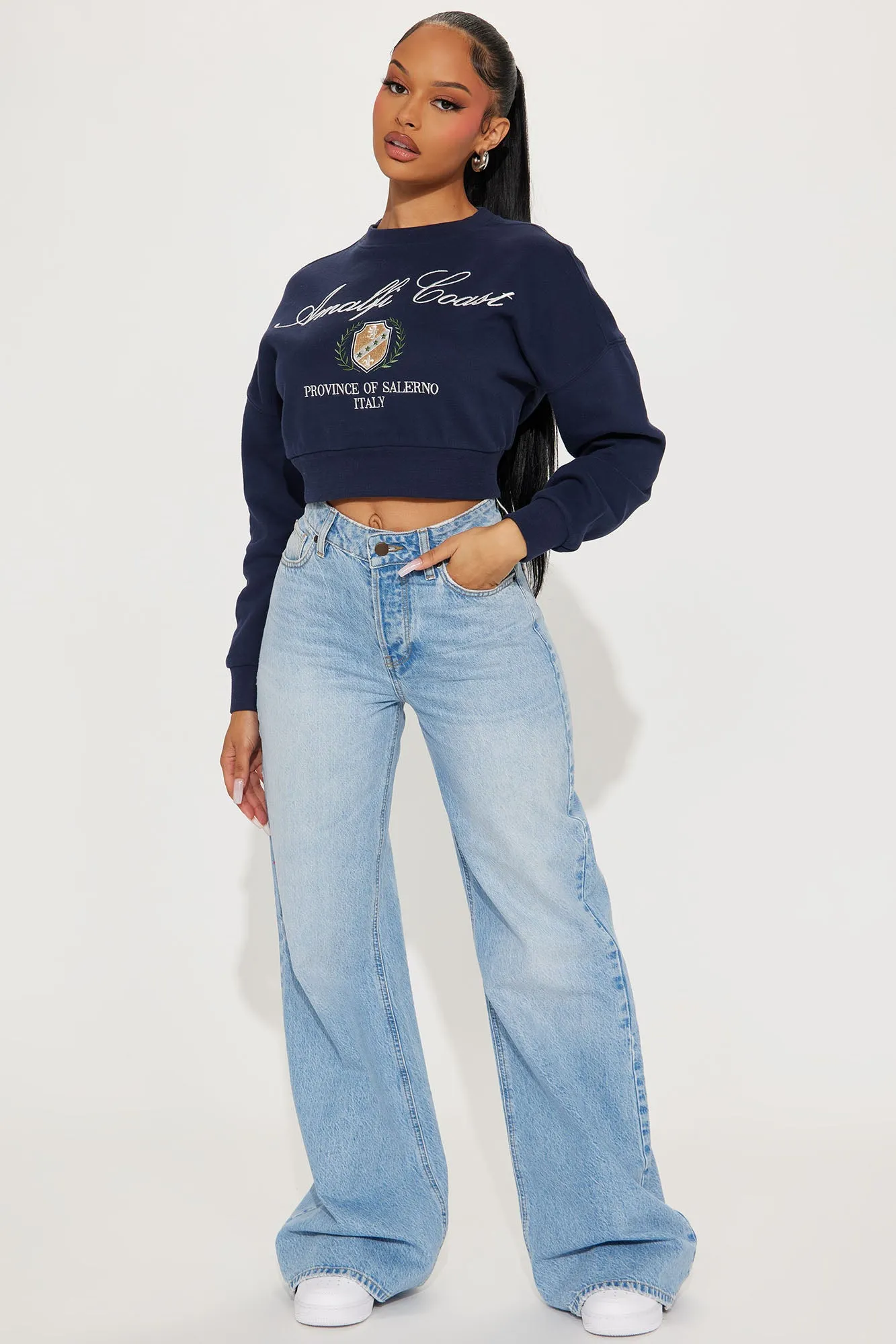 Amalfi Coast Sweatshirt - Navy