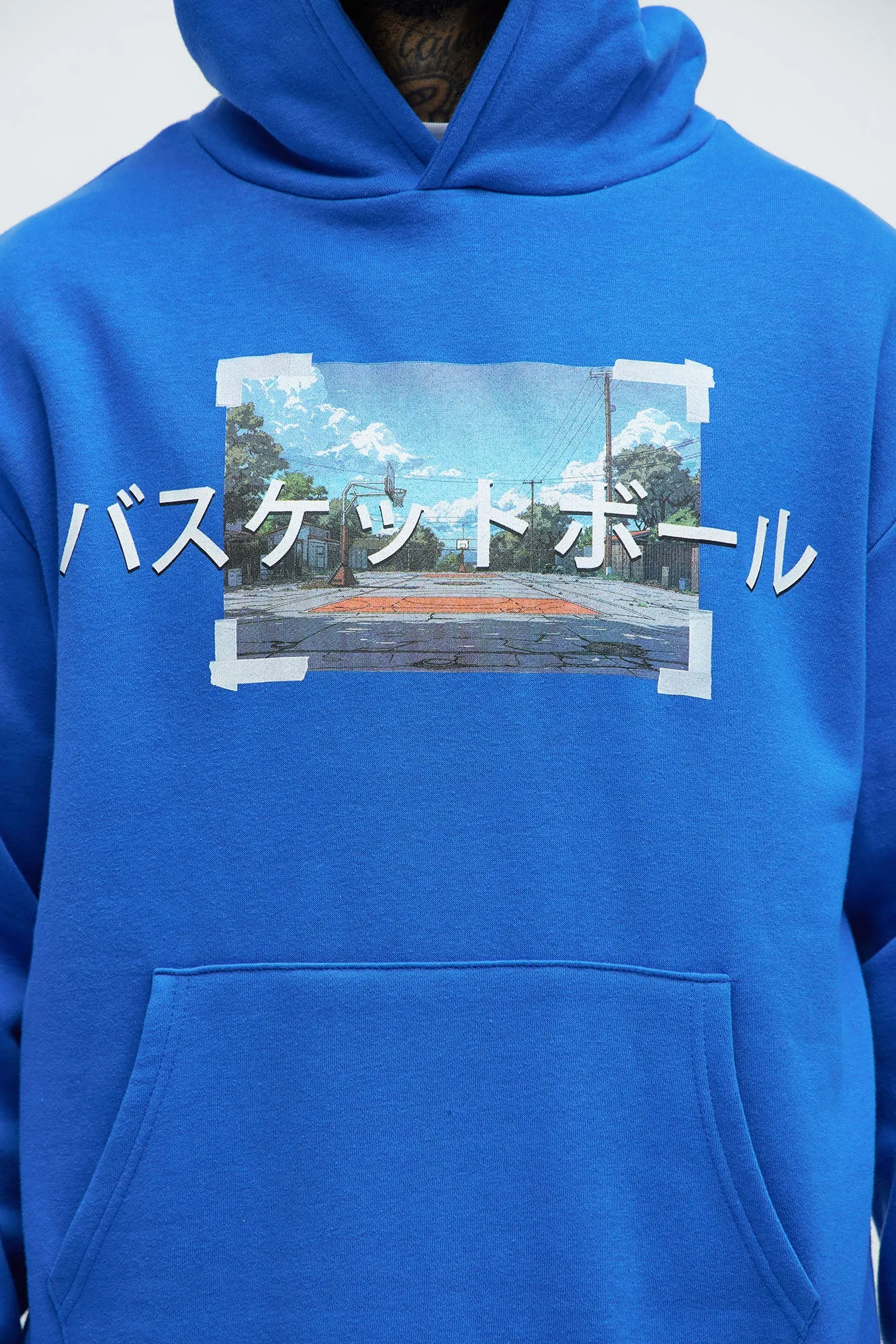 Basketball Anime Hoodie - Blue