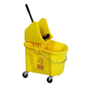 Chaudière essoreuse descendante jaune 33.1L (35 Quarts)