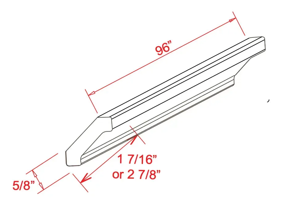 CM4 - Crown Moulding - Shaker Slim