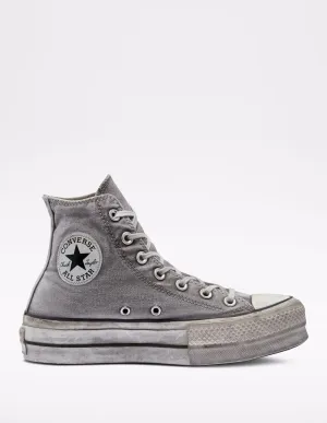 Converse Chuck Taylor All Star Platform Smoked Canvas Grises Unisex