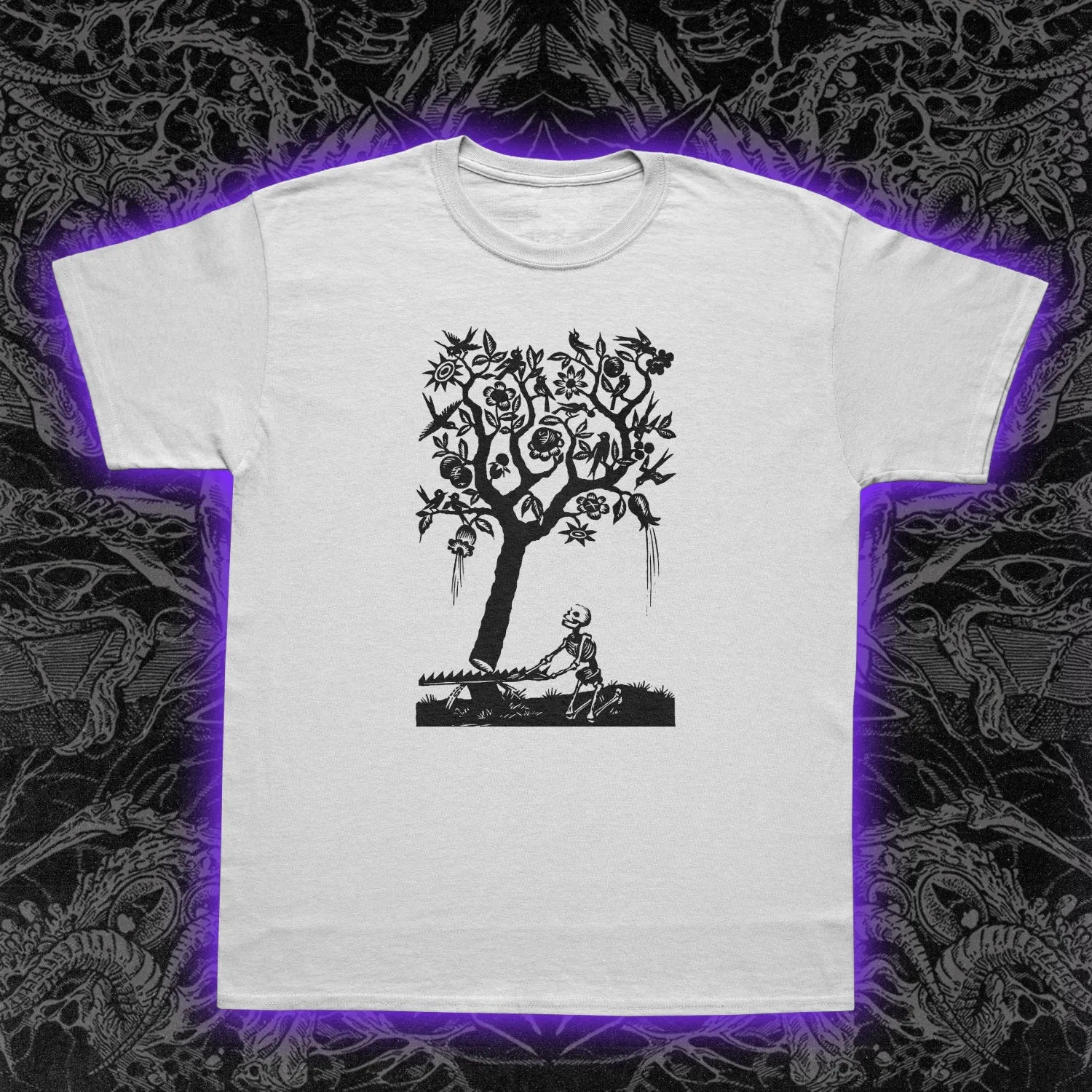 Cutting Down The Tree Of Life Slim Fit Tee