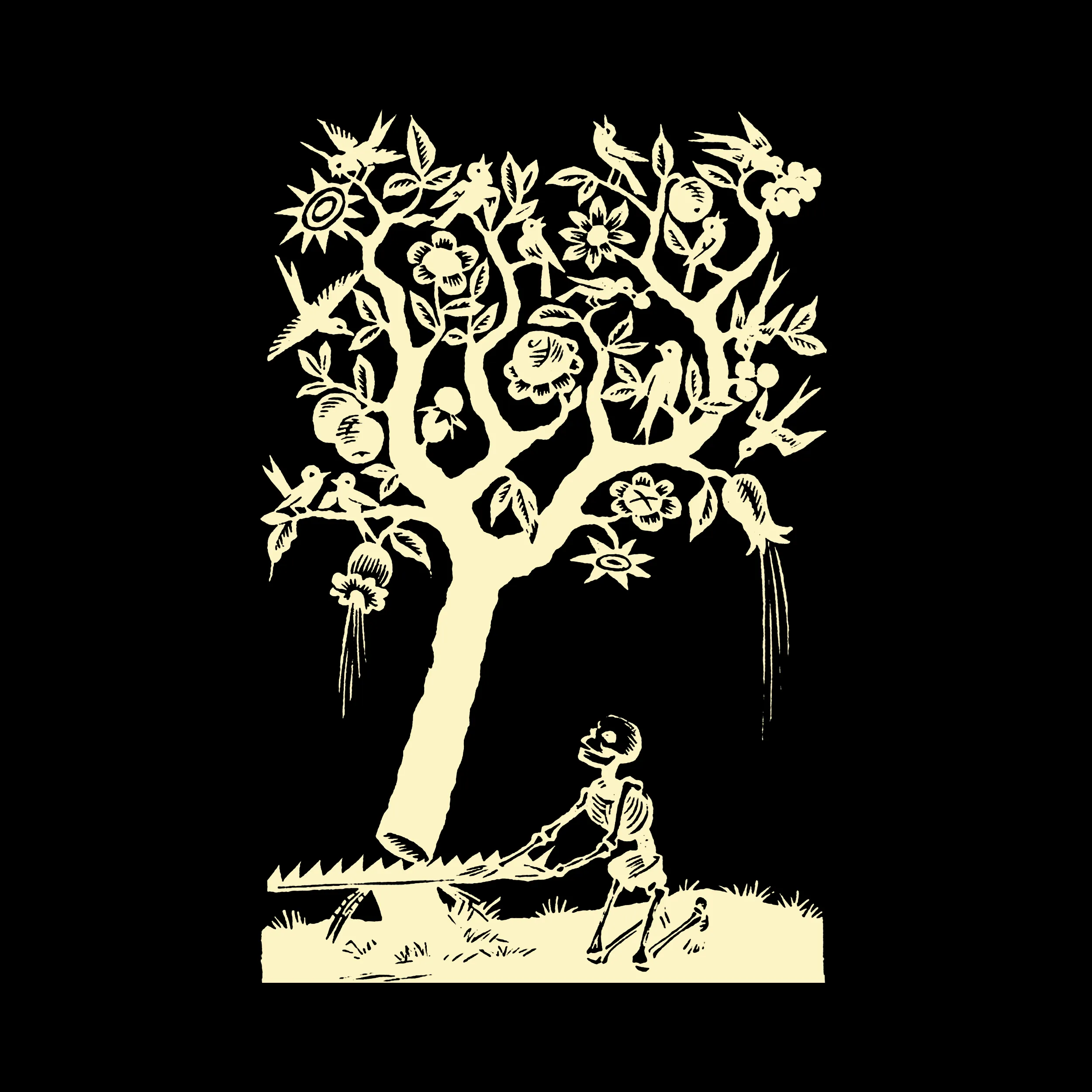 Cutting Down The Tree Of Life Slim Fit Tee