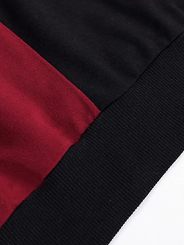 Effortless Style: Trendy Color Block Knit Sweater Dress
