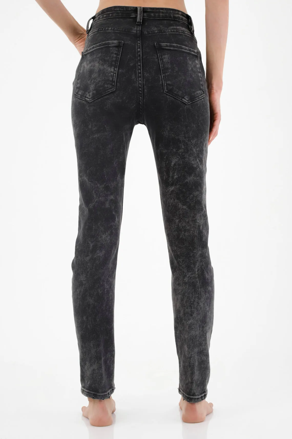 Jean Slim negro para mujer