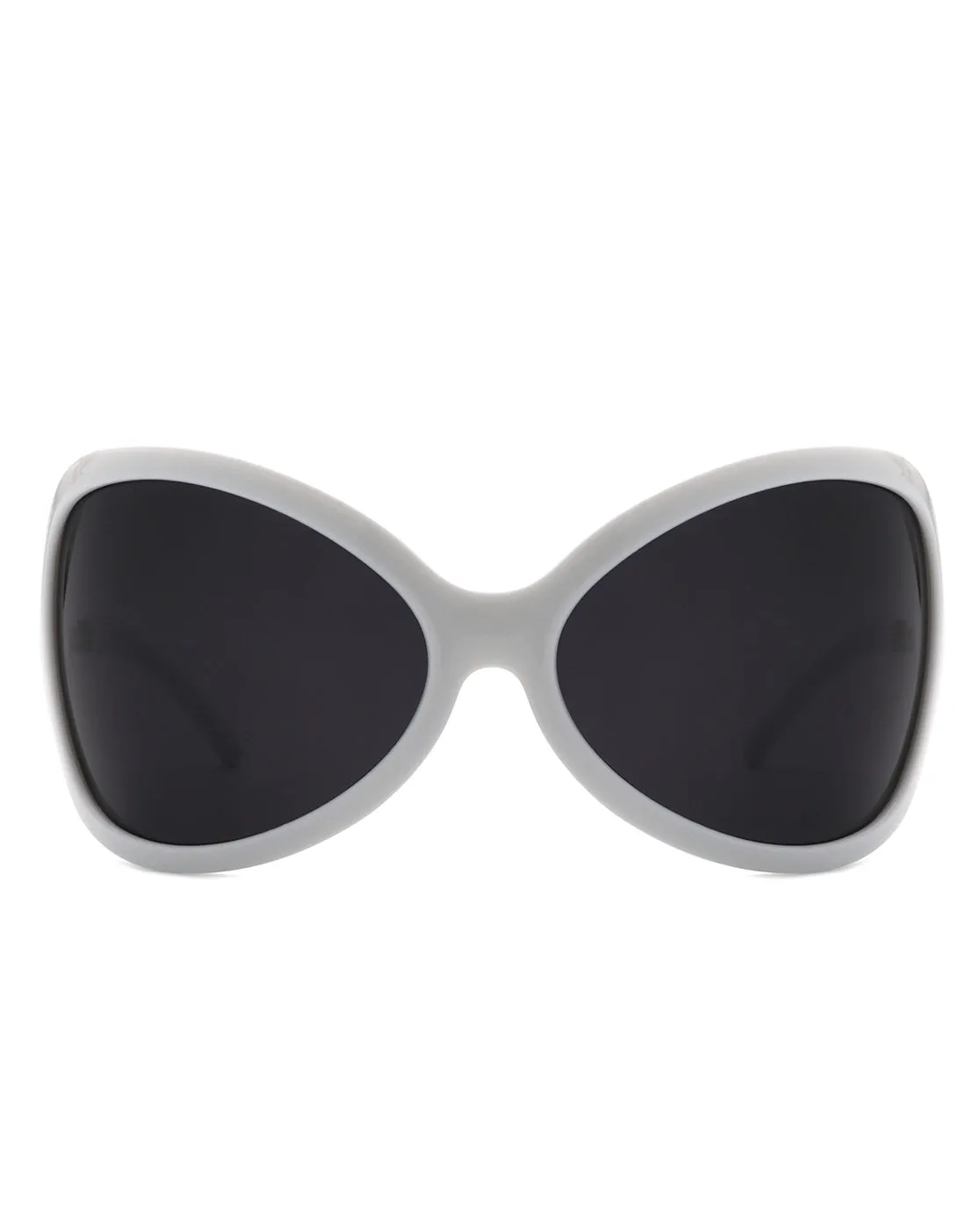 Luna - Oversized Triangle Butterfly Shape Women's Sunglasses