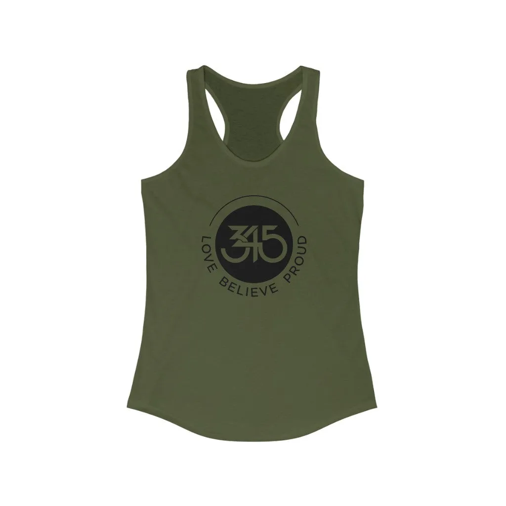 Military 345 Hand Racerback Tank