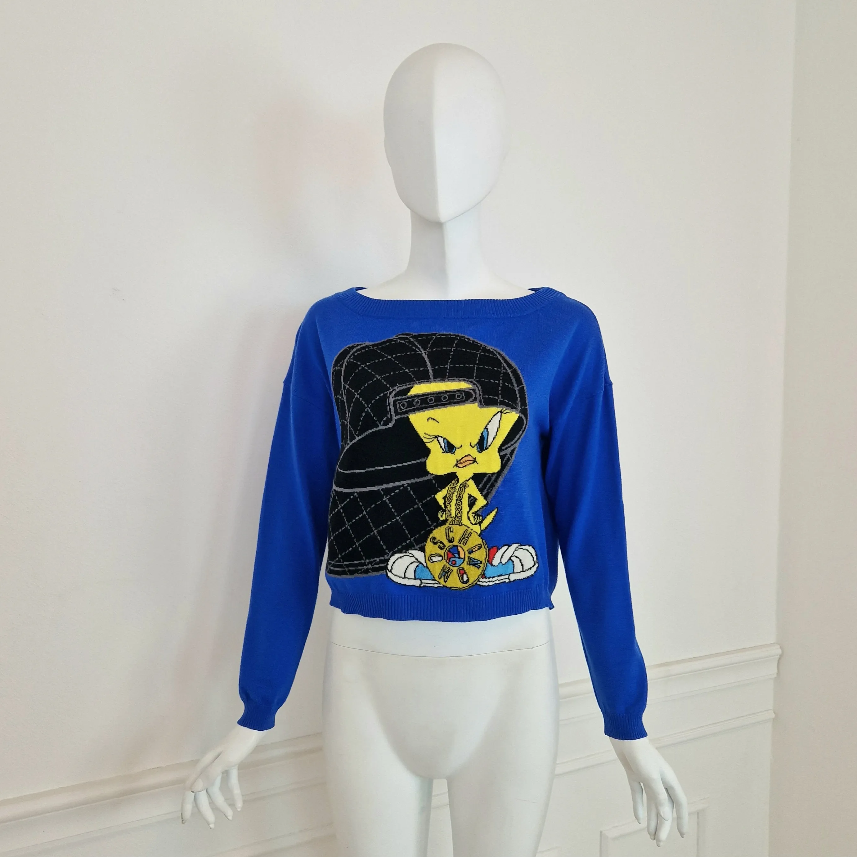 Moschino | Maglione blu Tweety