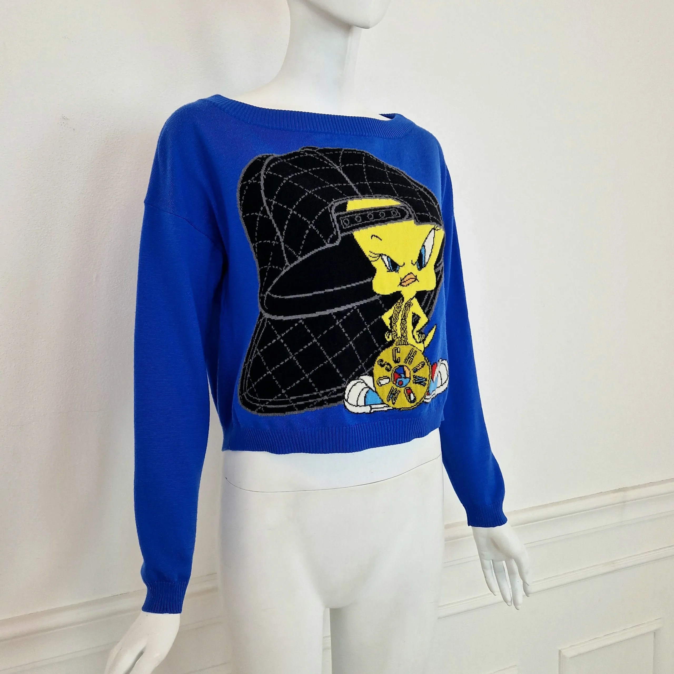 Moschino | Maglione blu Tweety