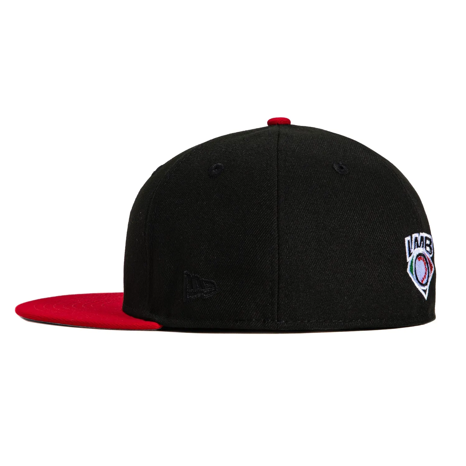 New Era 59Fifty Diablos Rojos de Mexico Logo Club Patch Hat - Black, Red