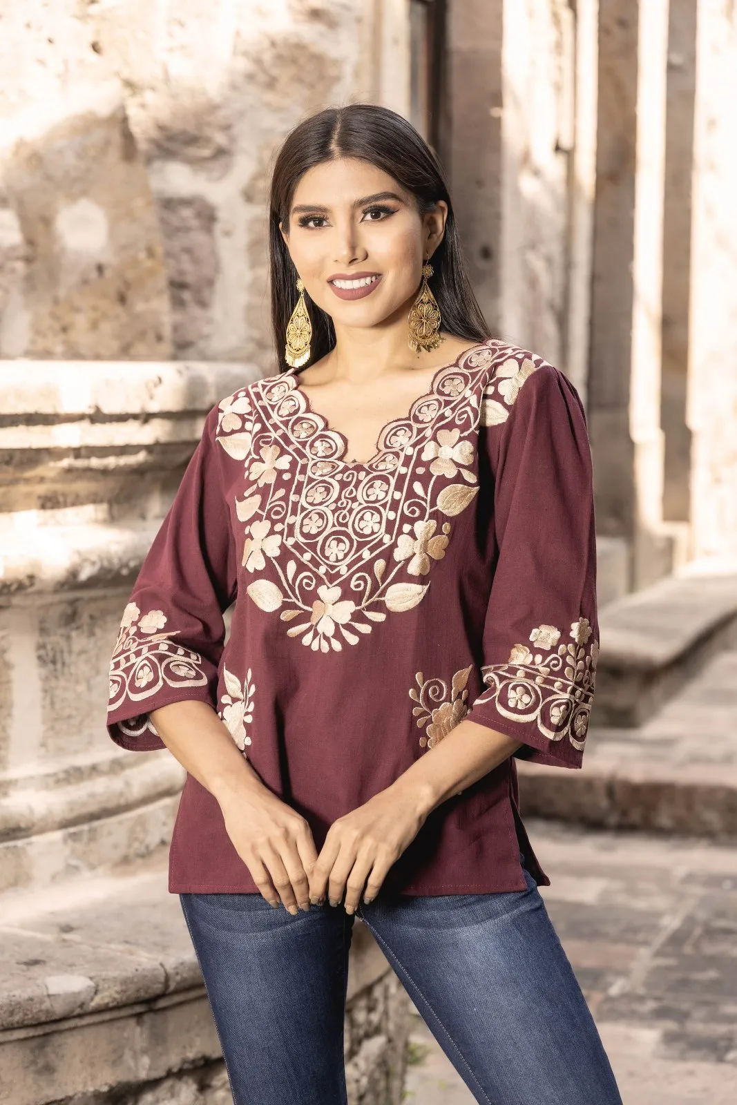 Ondas Dorada Blouse