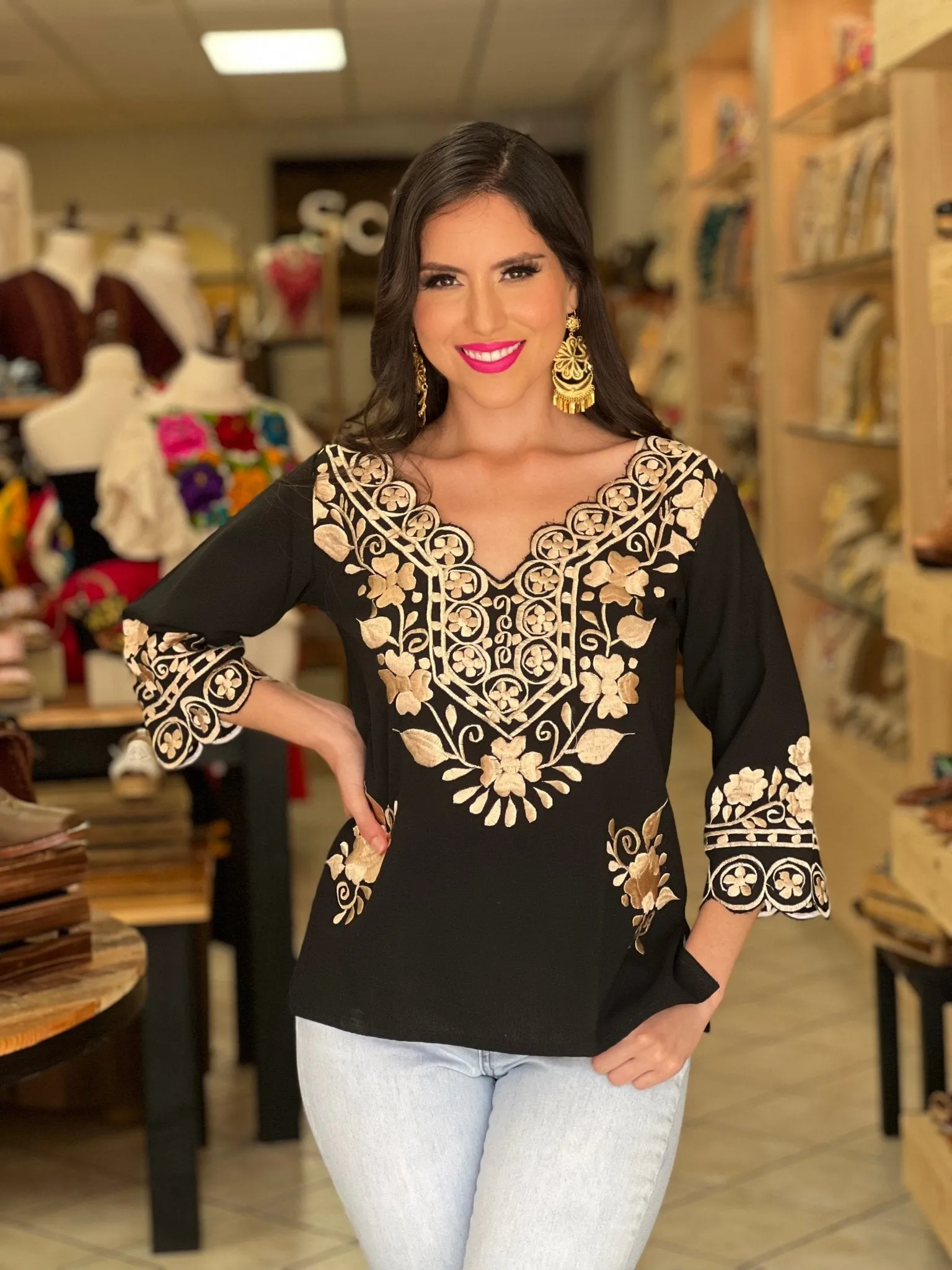 Ondas Dorada Blouse