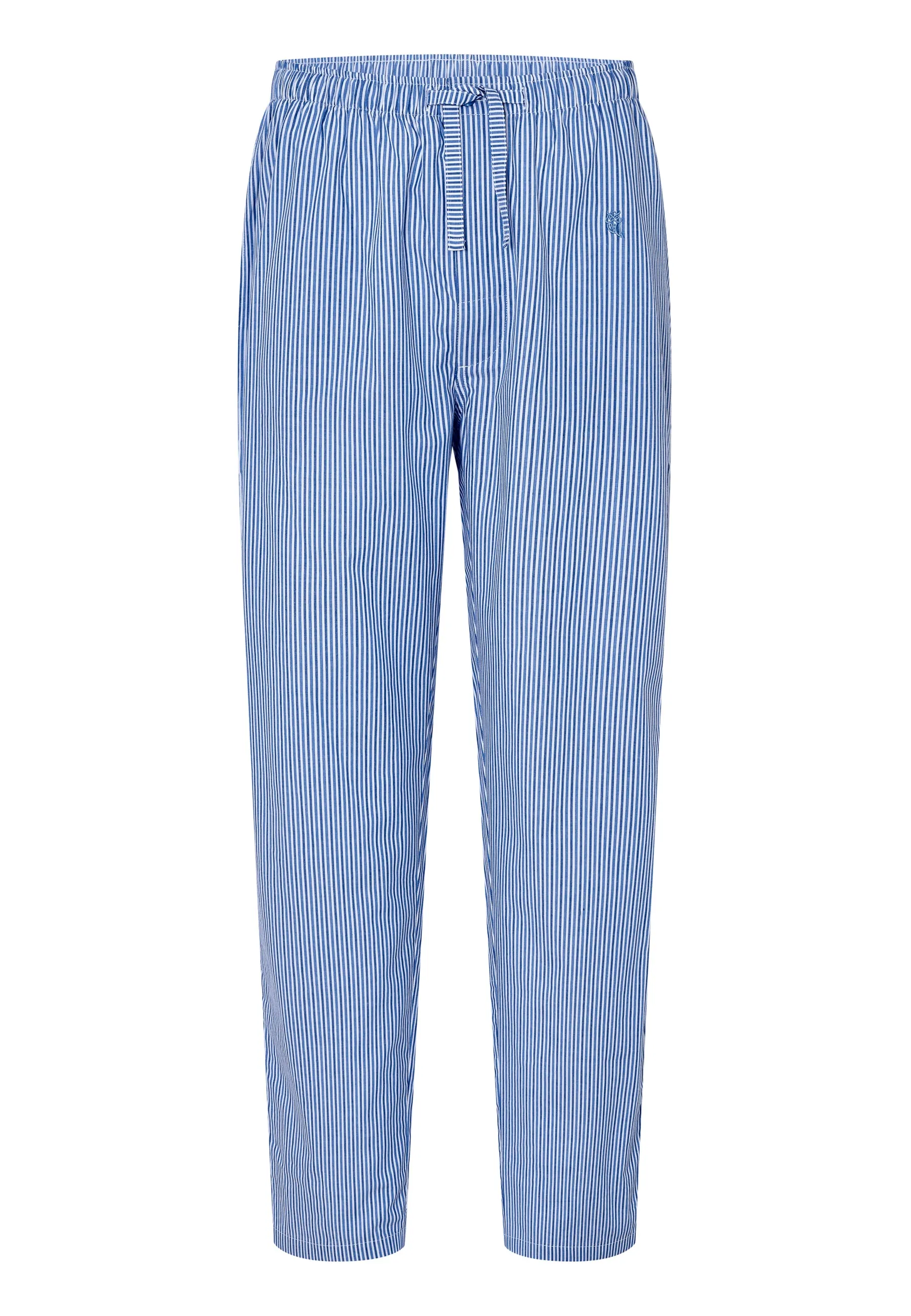 Pantalón Pijama Hombre Largo Algodón Popelín Rayas - Azul 8917_36