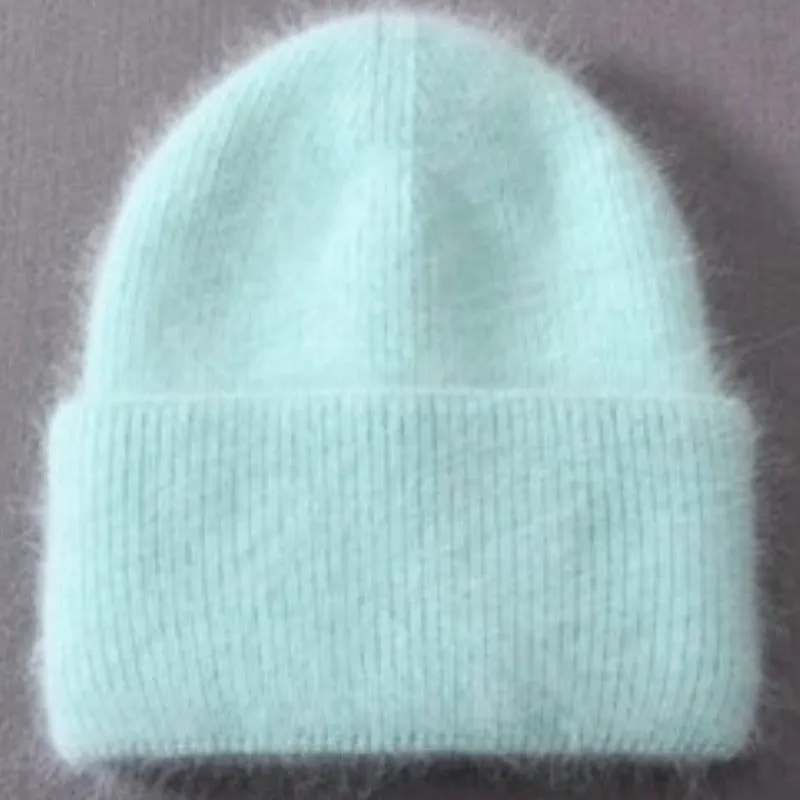 PNYC Zoey Fuzzy Toque - Tiffany Blue