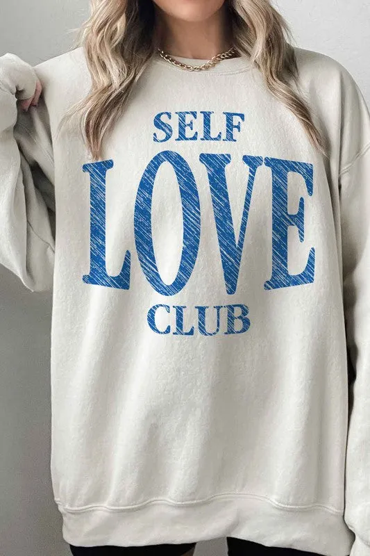 SELF LOVE CLUB OVERSIZED SWEATSHIRT